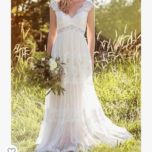 Boho wedding dress